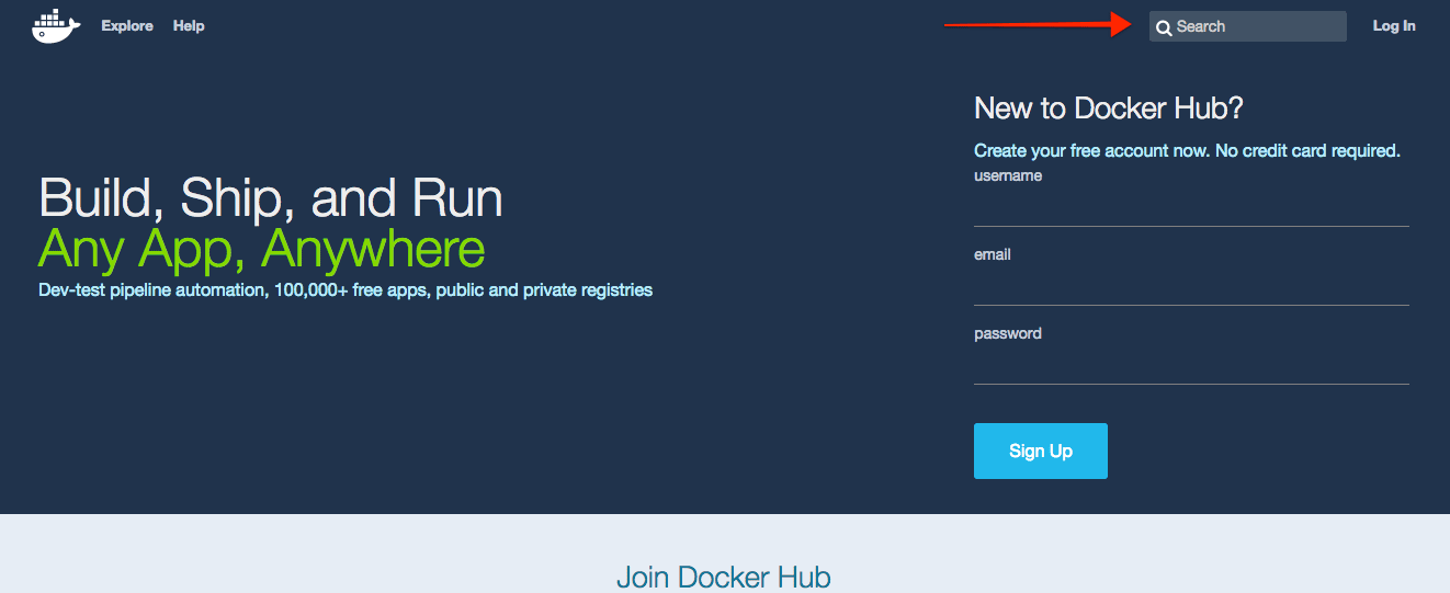 Browse Docker Hub