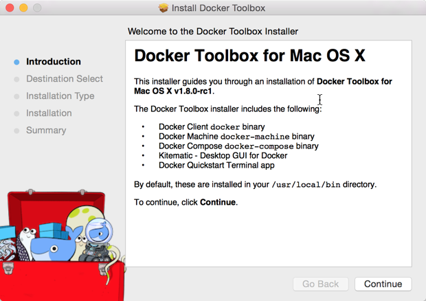 Install Docker Toolbox