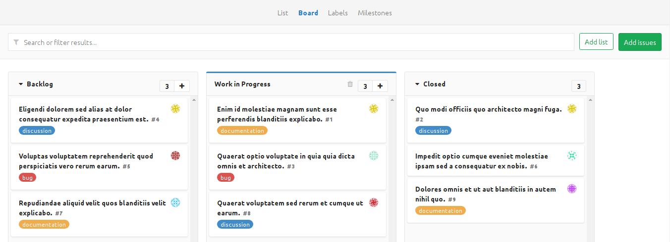 GitLab Issue Board