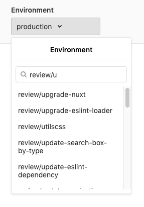 Monitoring Dashboard Environments