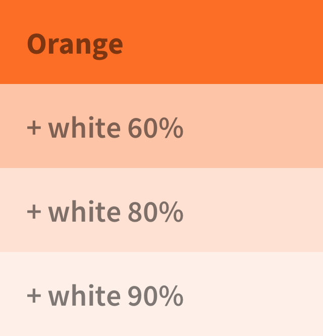 Palette - Orange