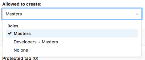 Allowed to create tags dropdown