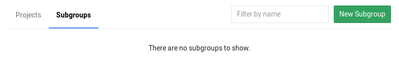 Subgroups page