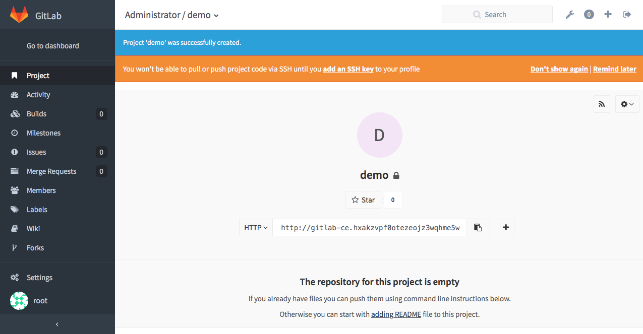 GitLab - Empty Project