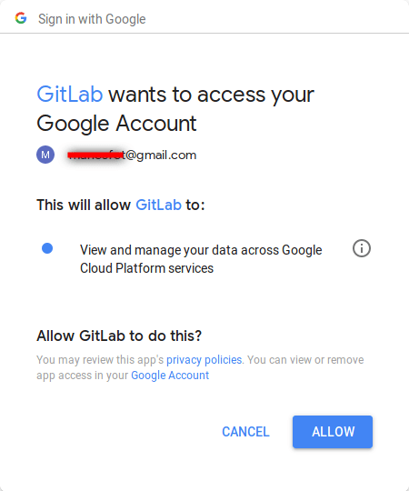 Google auth