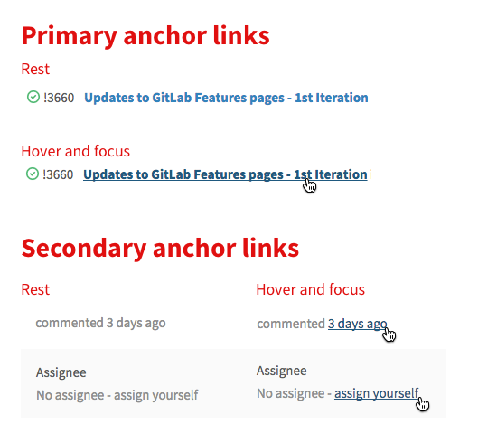 Anchor link states 