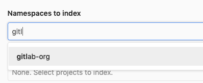 limit namespace filter