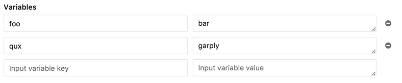 Scheduled pipeline variables